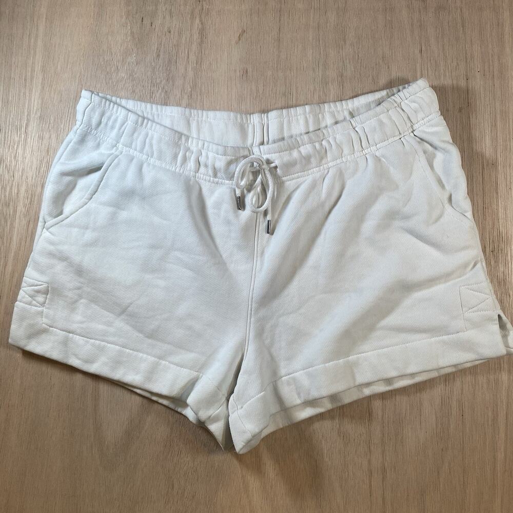 Universal Thread Women's Off White Pull On Drawstring Shorts Size XL